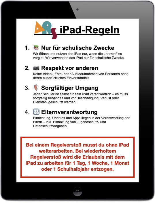 IPad Regeln