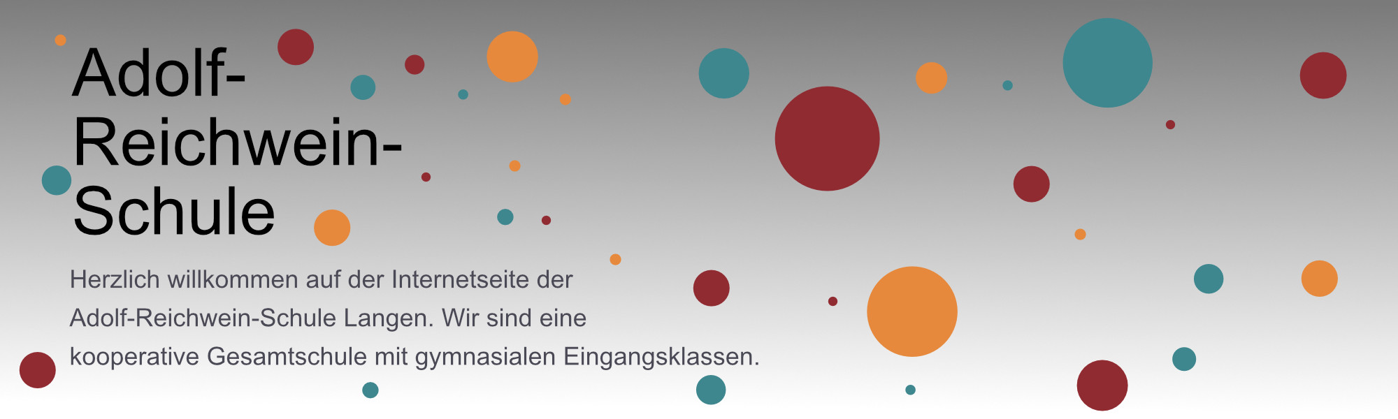 Herzlich Willkommen auf der Internetseite der Adolf-Reichwein-Schule