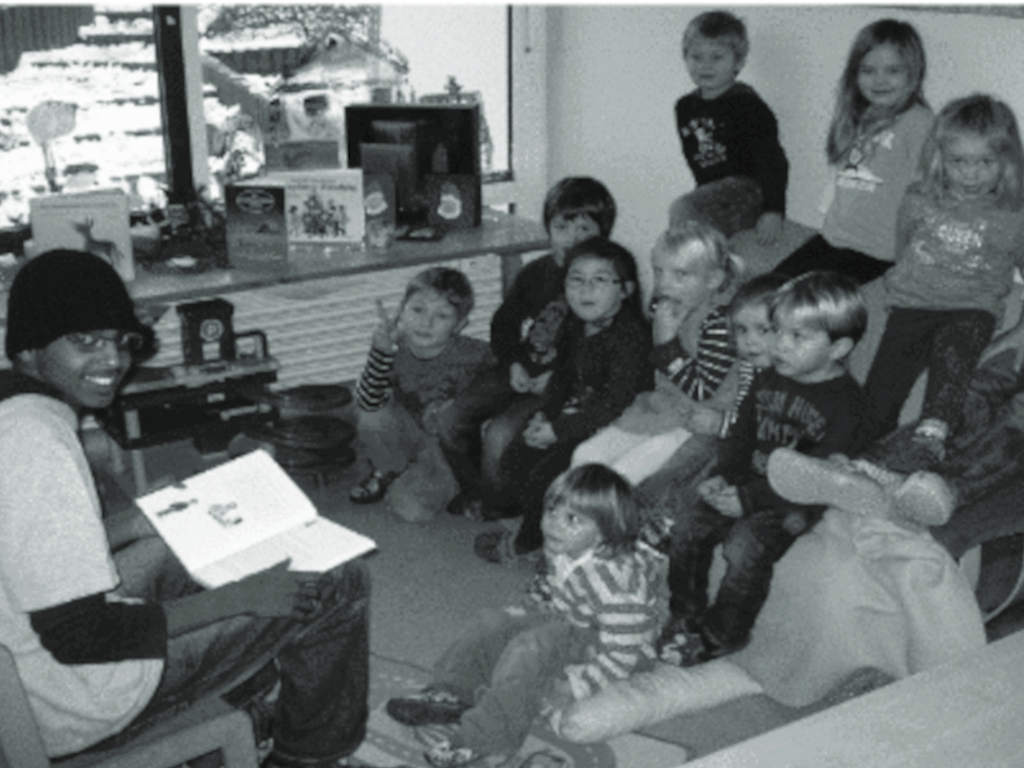 Besuch im Kindergarten „Am Steinberg“, kurz vor Weihnachten