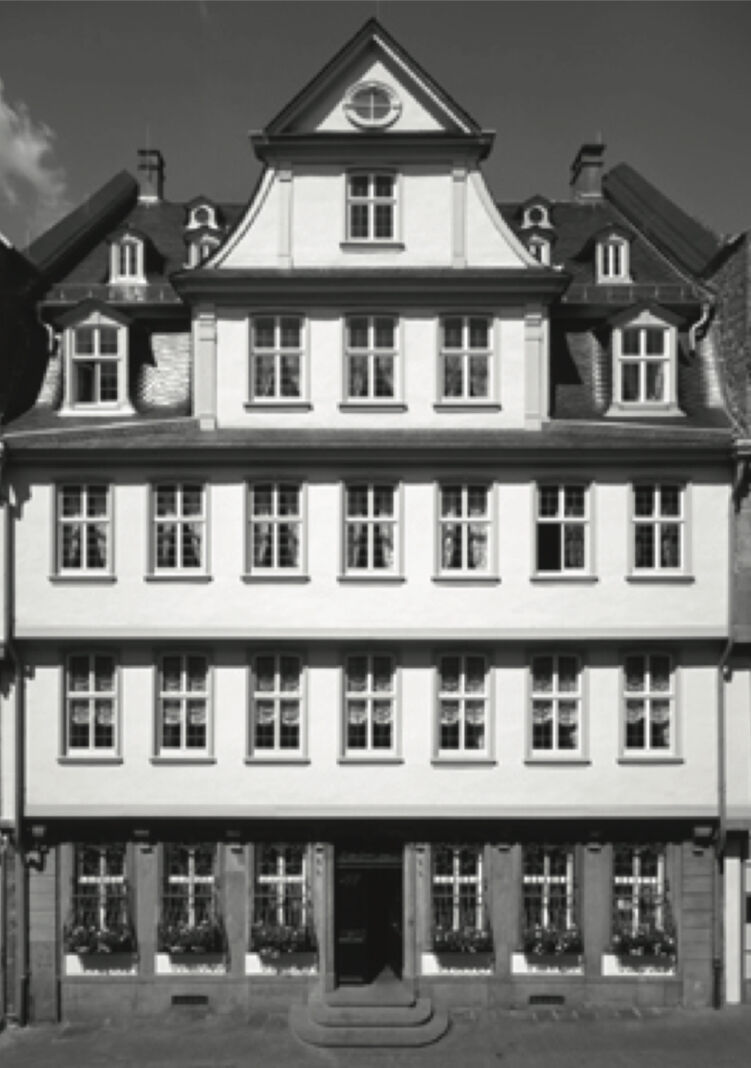 Das Goethehaus von vorne