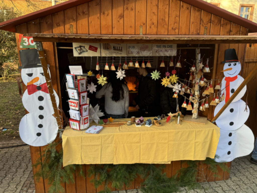 Der Weihnachtsmarkstand der ARS