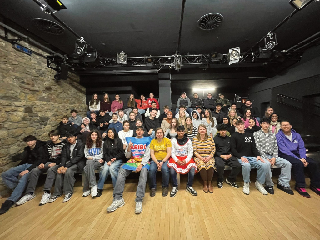 Die 09aG und 09cG im Jugendtheater