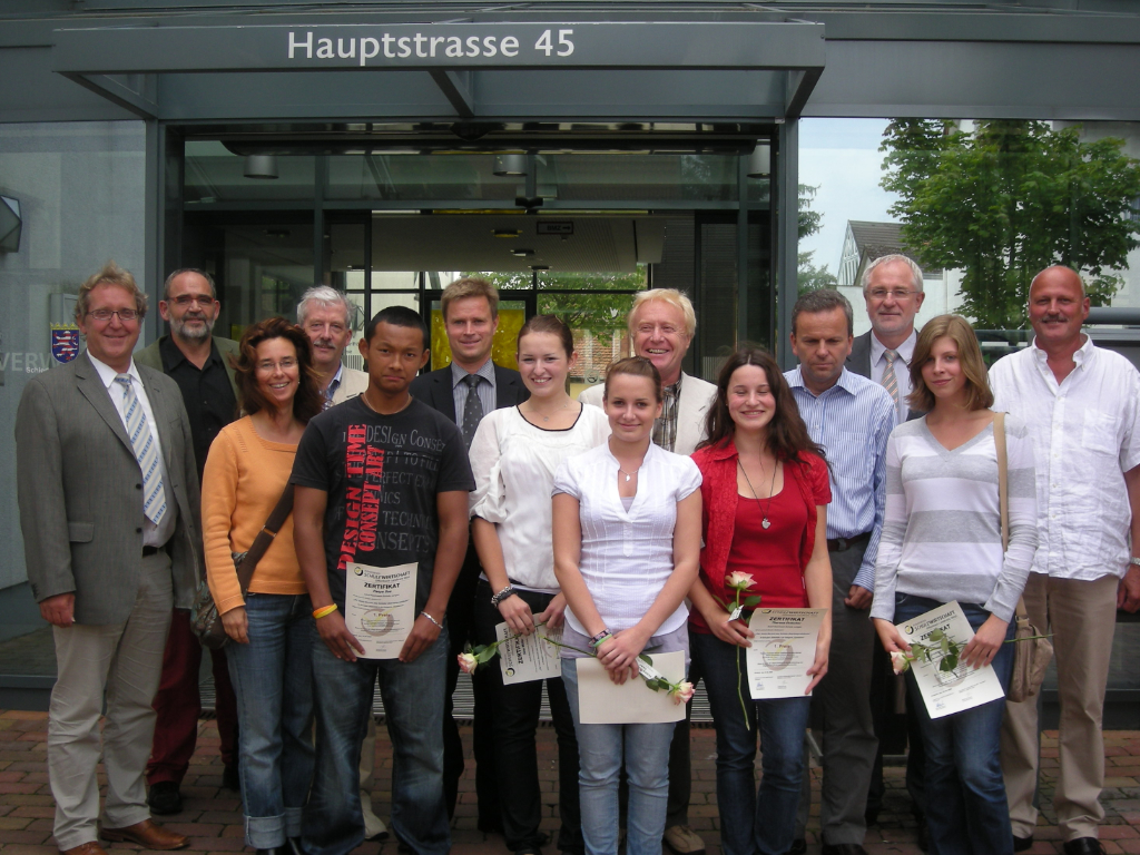 Siegerehrung best-Practice-Wettbewerb des Arbeitskreises Schule-Wirtschaft