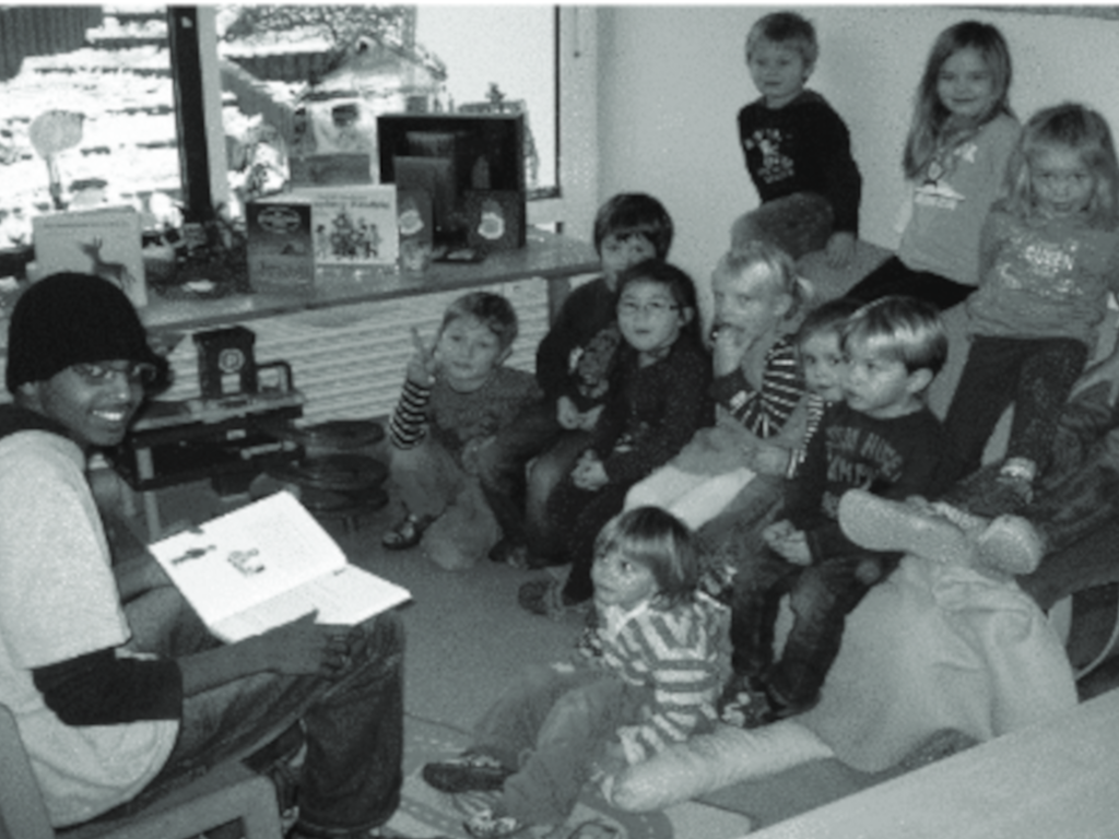 Besuch im Kindergarten „Am Steinberg“, kurz vor Weihnachten