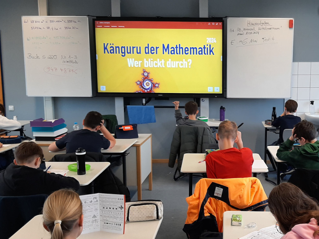 Über 350 Schüler nehmen am Känguruwettbewerb der Mathematik teil.
