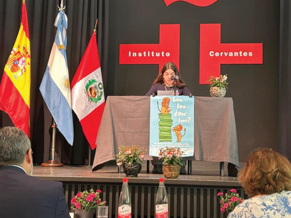 Adolf-Reichwein-Schule Langen im Finale des landesweiten Spanisch-Vorlesewettbewerbs