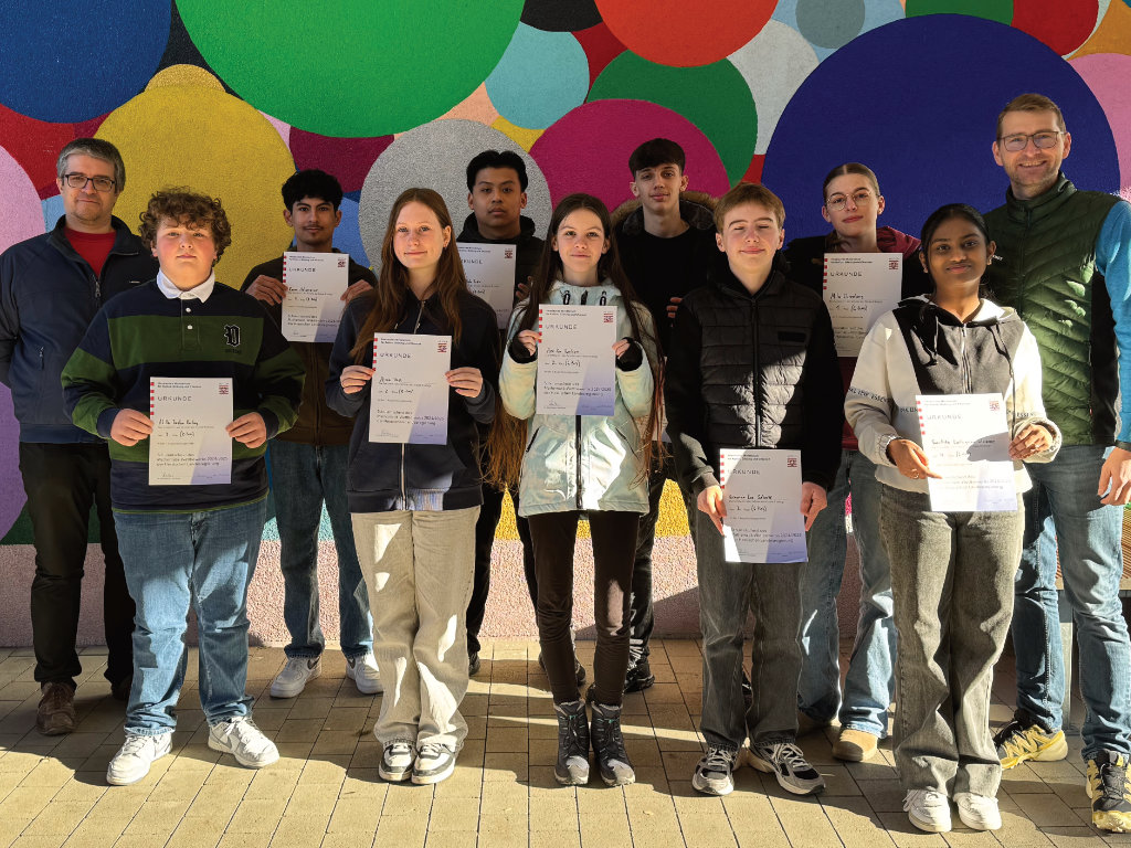 Mathematikwettbewerb Siegerehrung an der ARS 2025 