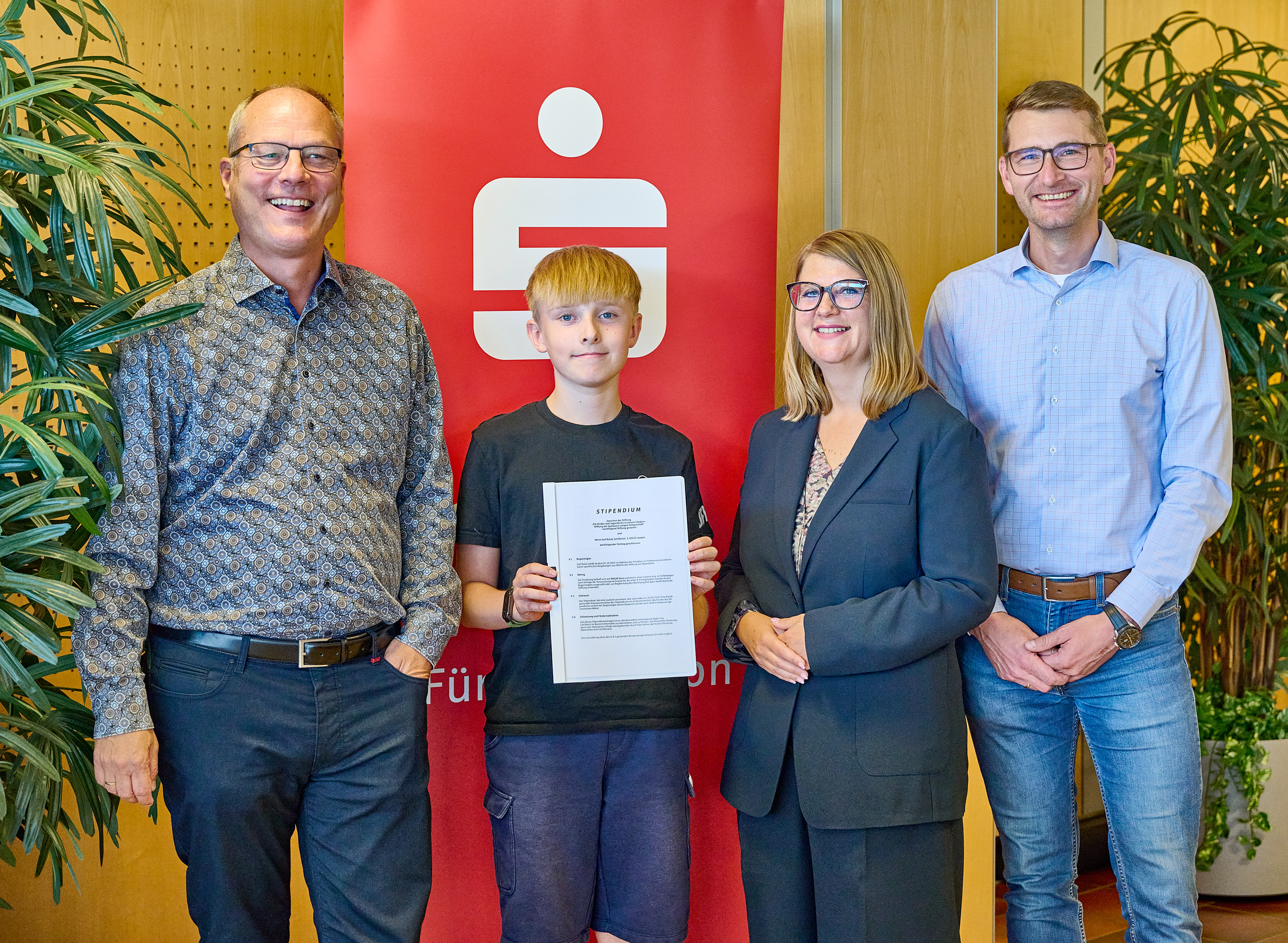 Preisverleihung der Sparkassenstiftung