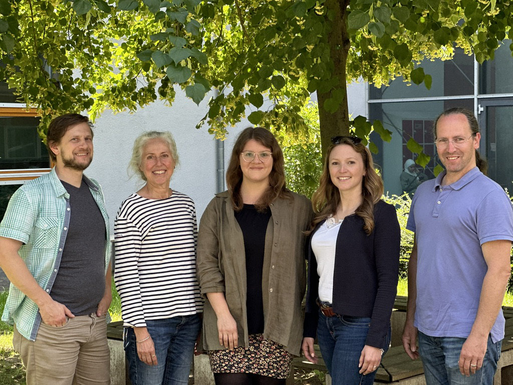 Unser Personalrat von links: Thomas Schaub, Cosima Dahmer, Ayla Schütz, Carina Maxeiner und Chris Scheuermann